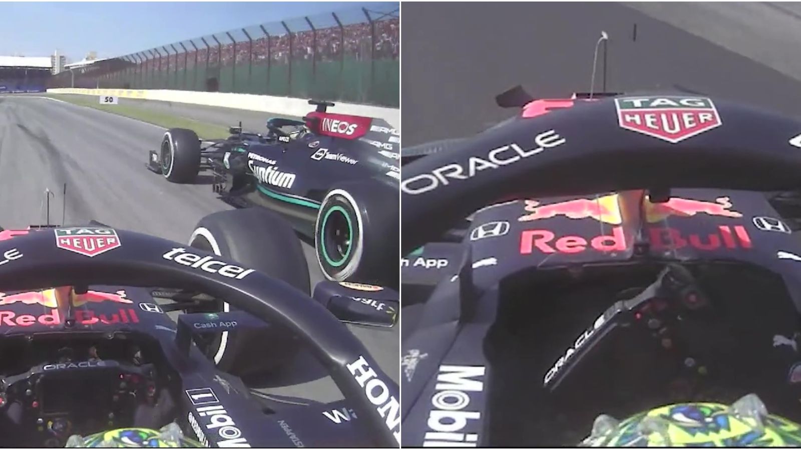 Max Verstappen on-board footage released from Lewis Hamilton wheel-to-wheel controversy in Sao Paulo GP