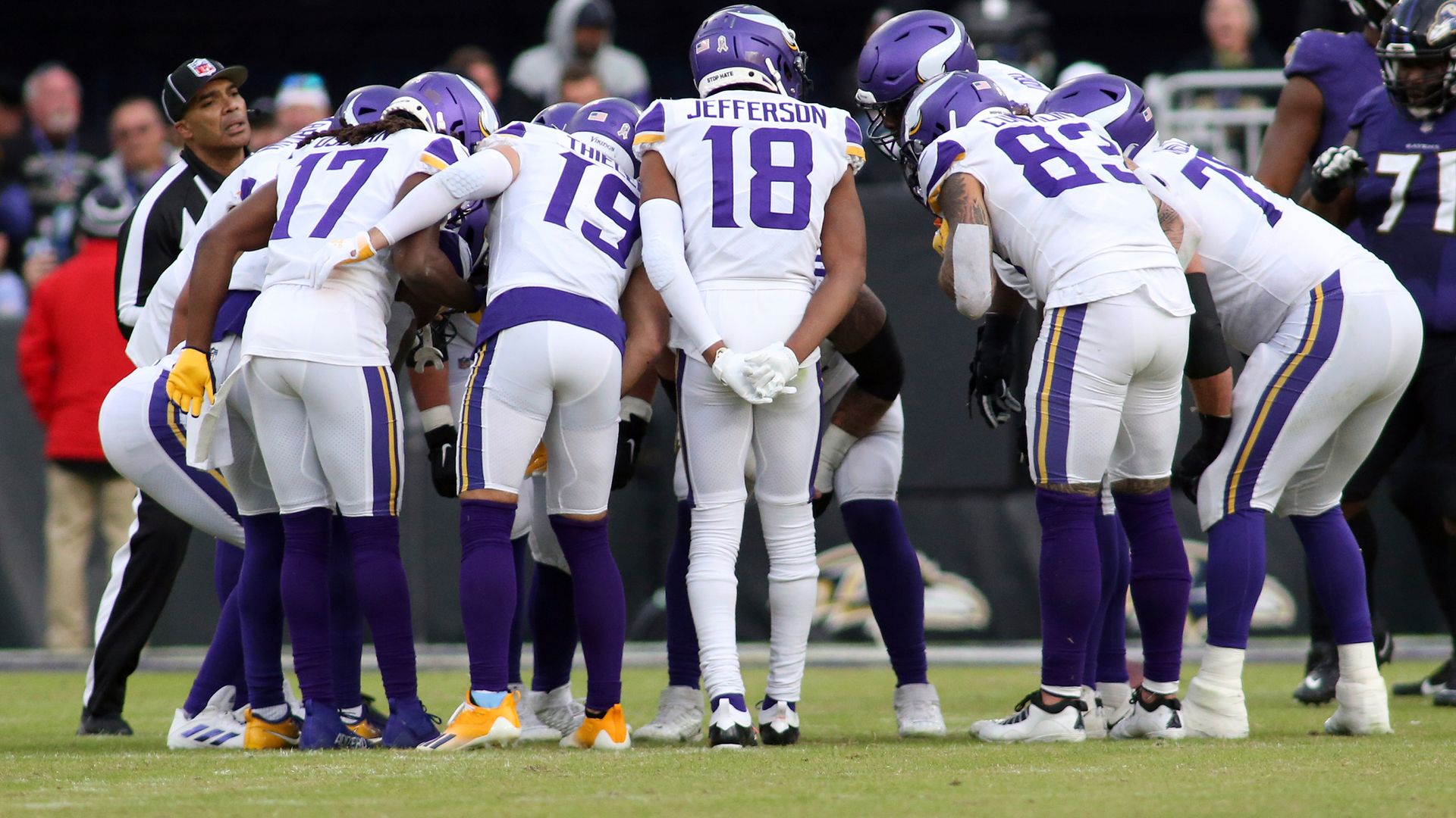 Vikings player stable in hospital with Covid-19