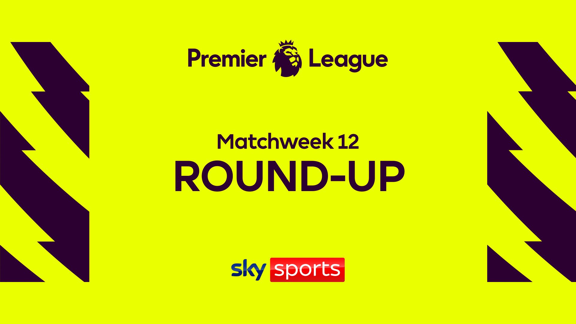 Premier League Weekend Round-up: MW12