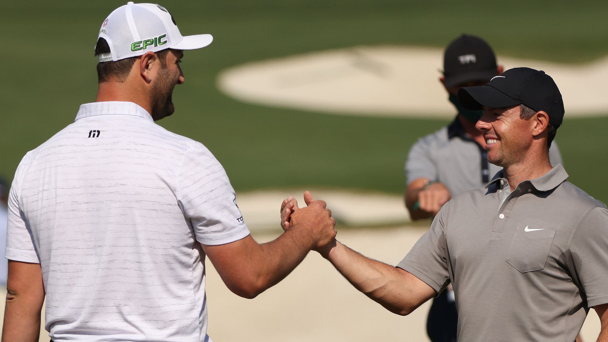 DP World Tour Championship Logo - Primary Landscape - On Dark