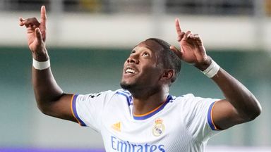 David Alaba scored for Real Madrid as they cruised to victory