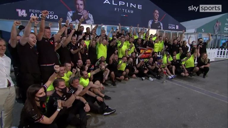 Sky F1's Ted Kravitz wandered the paddock after Lewis Hamilton's emphatic win in    Qatar, while Alpine's Fernando Alonso claimed his first podium since 2014