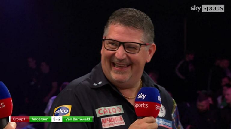 Gary Anderson admet qu'il recommence à apprécier ses fléchettes après avoir organisé une rencontre avec Van Gerwen