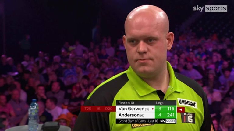 MVG hit a tidy 116 finish to level things up at 4-4 before breaking throw in the next leg