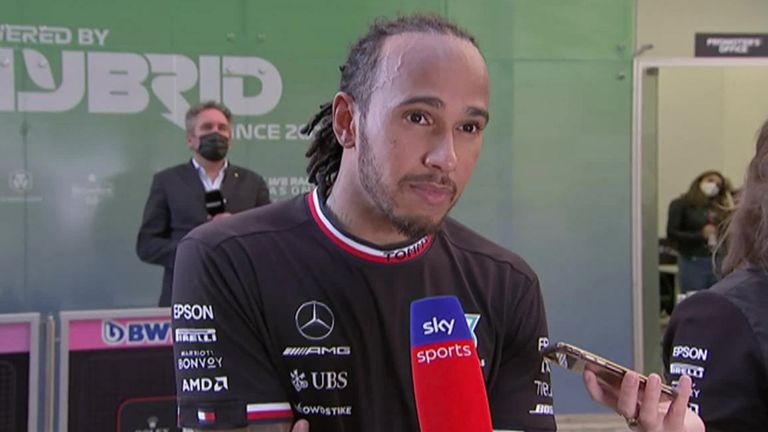 Lewis Hamilton says he feels overwhelmed after overcoming multiple setbacks to fight back from 10th on the grid and claim a memorable victory in Brazil.