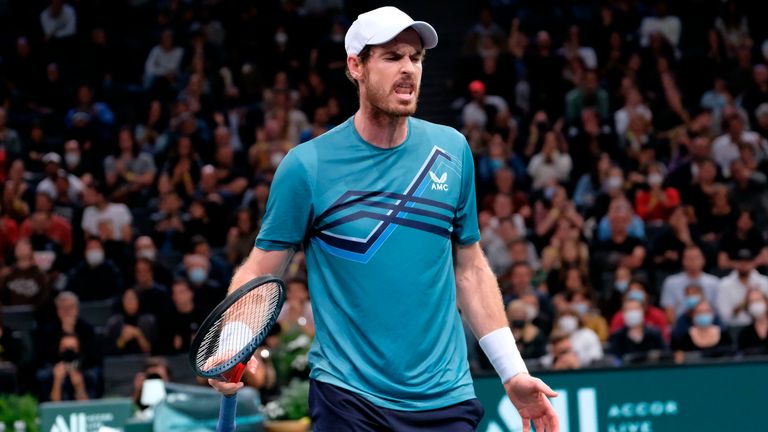 Andy Murray will take on young Italian prospect Jannik Sinner at the Stockholm Open