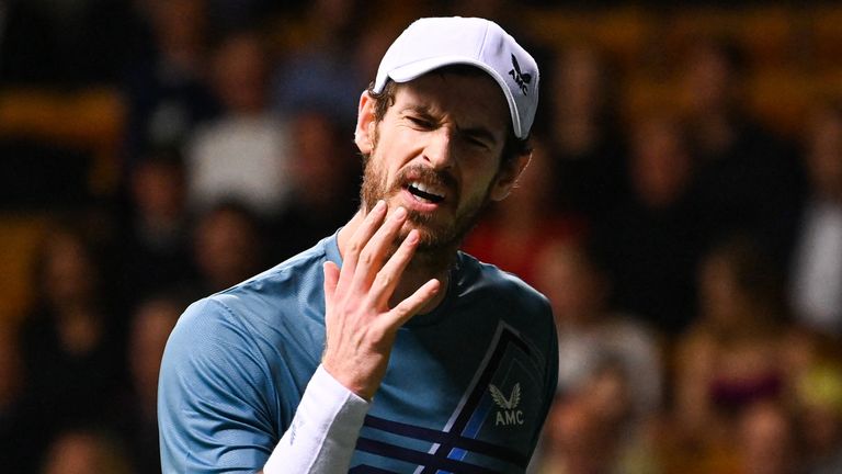 Andy Murray was knocked out of the Stockholm Open by Tommy Paul