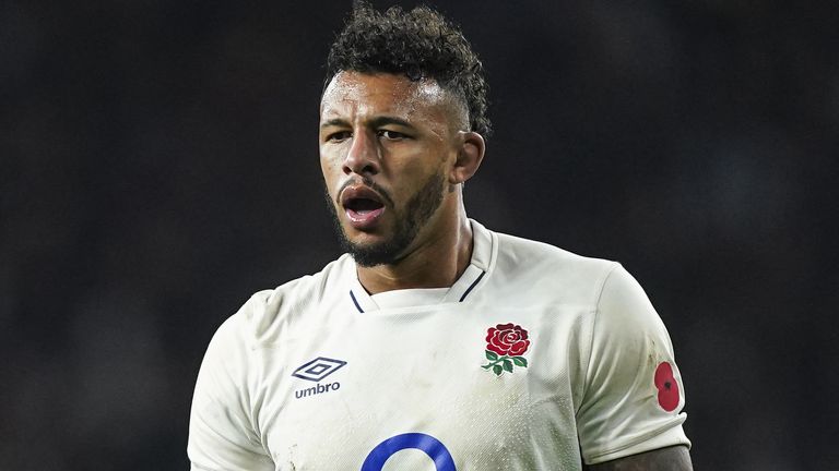 Courtney Lawes will remain with the England squad but will not face Scotland