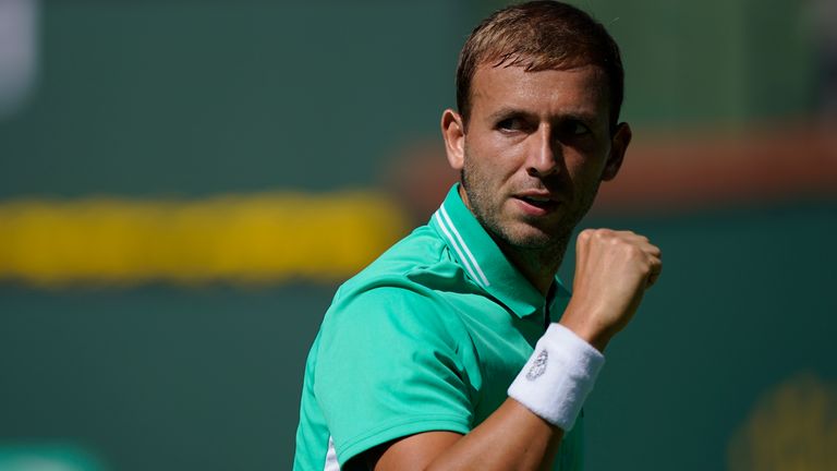 Dan Evans s'est qualifié pour les quarts de finale à Stockholm