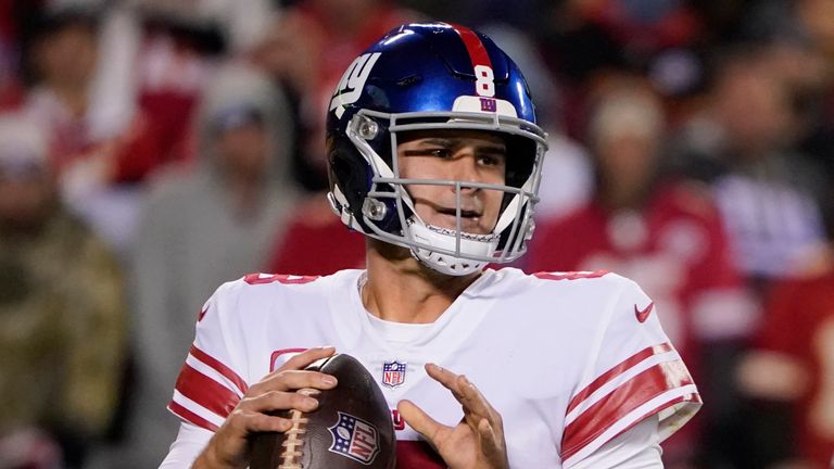 New York Giants current starting quarterback Daniel Jones has a 12-25 record over the course of his three years with the team
