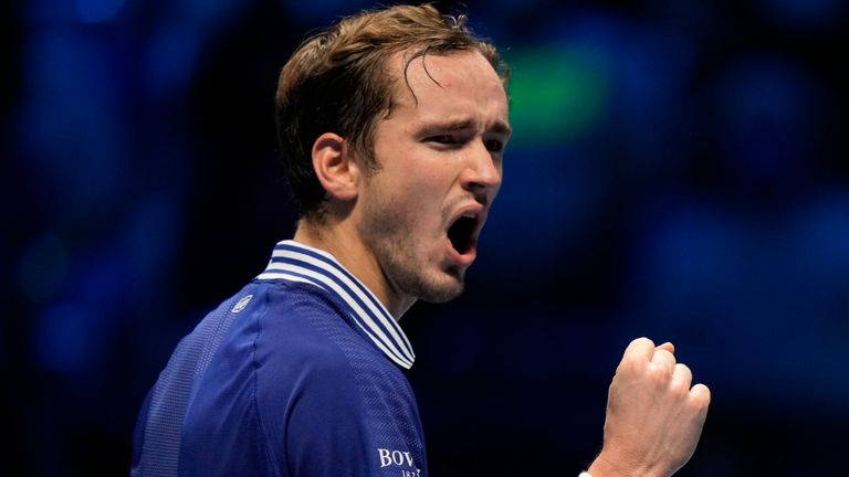 Daniil Medvedev maintained his perfect start to the ATP Finals in Turin