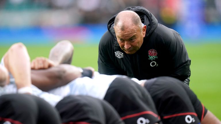 L'entraîneur anglais Eddie Jones voit plus de cette équipe