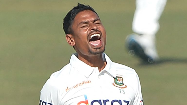 Taijul Islam took 7-116 as the hosts secured a valuable first-innings lead