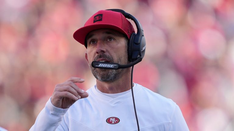 Kyle Shanahan has led the San Francisco 49ers to a 10-4 record so far this season despite having to use three different starting quarterbacks