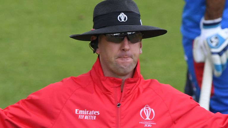 Umpire Michael Gough has been told to isolate for six days