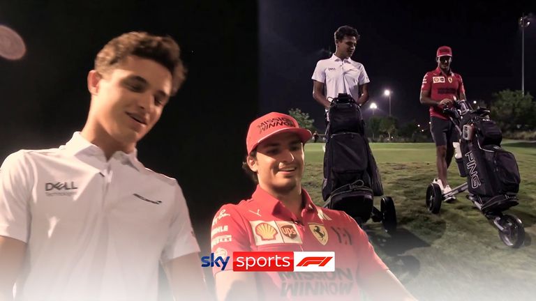 Die ehemaligen McLaren-Teamkollegen Carlos Sainz und Lando Norris sind auf dem Golfplatz wieder vereint – und sie hatten ganz unterschiedliche Perspektiven auf ihre Kollision beim letzten Rennen in Brasilien