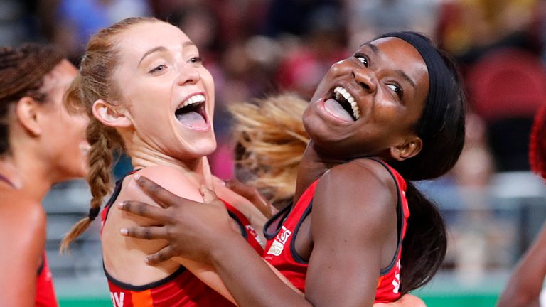 England won gold at the 2018 Commonwealth Games on the Gold Coast in Australia