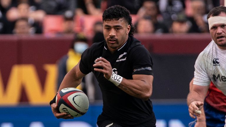Richie Mo'unga will start at fly-half when New Zealand face Italy