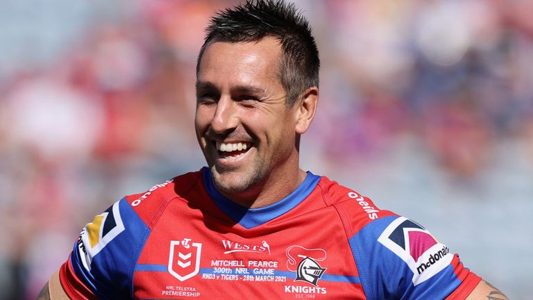 Mitchell Pearce has made over 300 NRL appearances during his career 