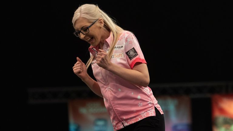 Fallon Sherrock is the first female player to feature in the last-16 of a major PDC ranking tournament
