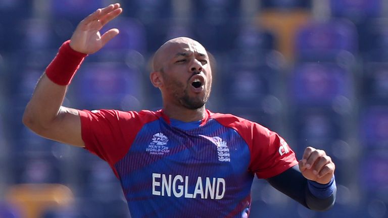 England's Tymal Mills played for the Perth Scorchers in the BBL this season