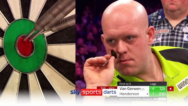 Van Gerwen a battu Henderson avec cette finale scandaleuse de 125 !