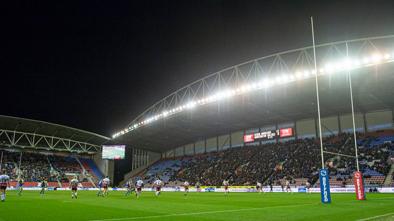 El estadio DW de Wigan se ha unido a las sedes pospuestas de la Copa Mundial de Rugby 2021