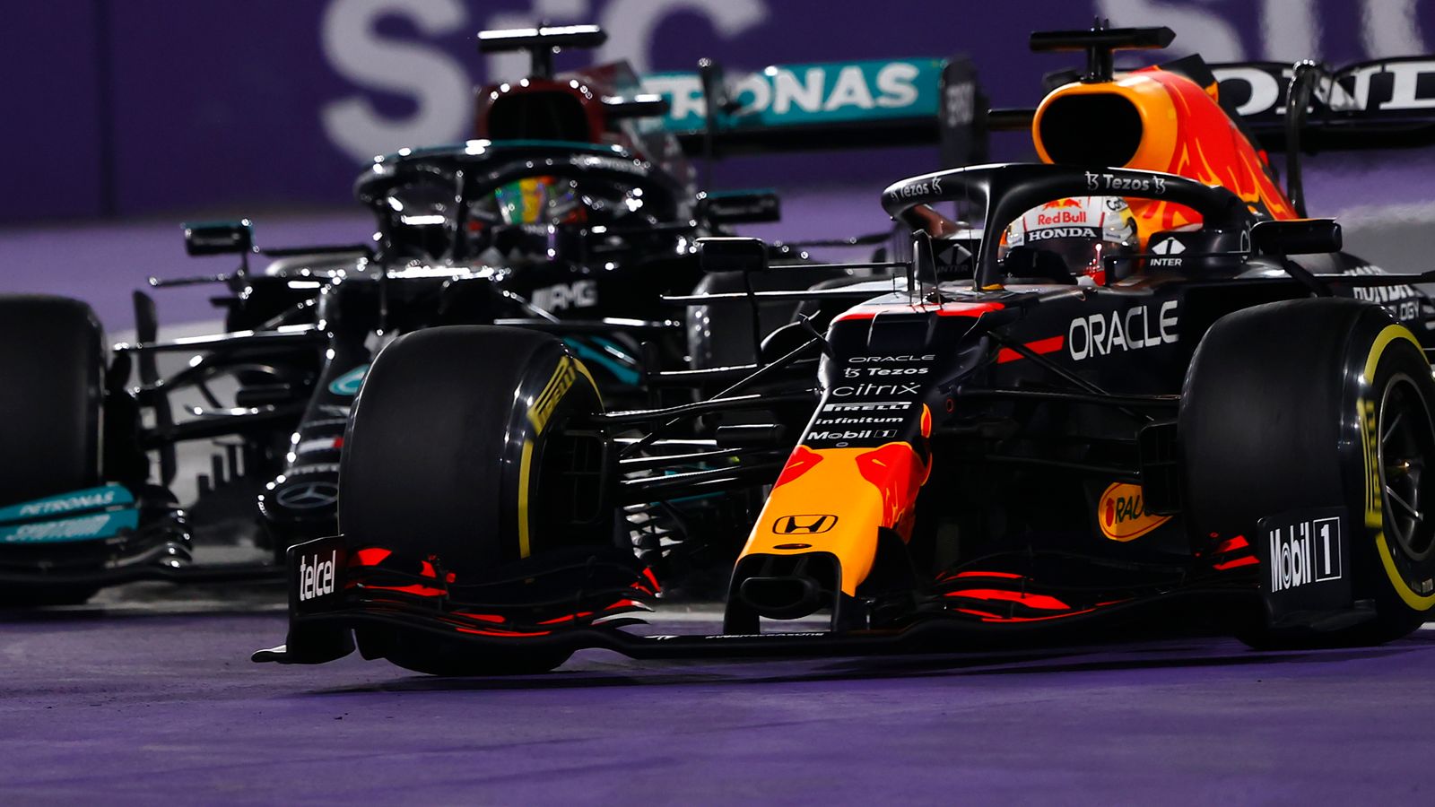 Saudi Arabia GP: Lewis Hamilton wins disruptive race after ...