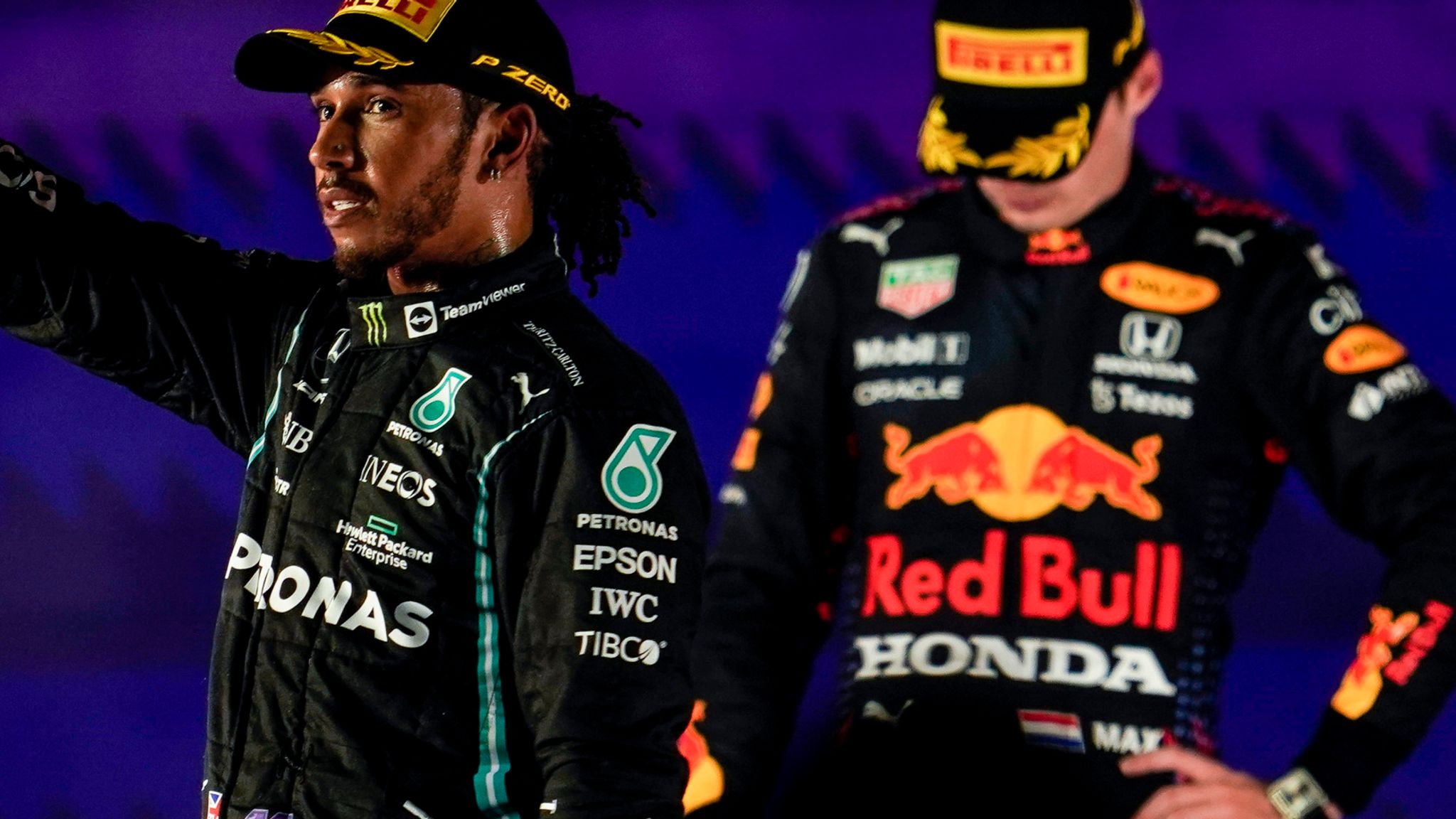 Hamilton wins crazy Saudi GP to level with Verstappen