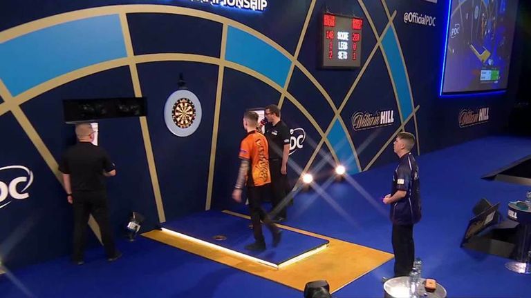 Borland summons this magical 148 checkout to take one leg away from victory