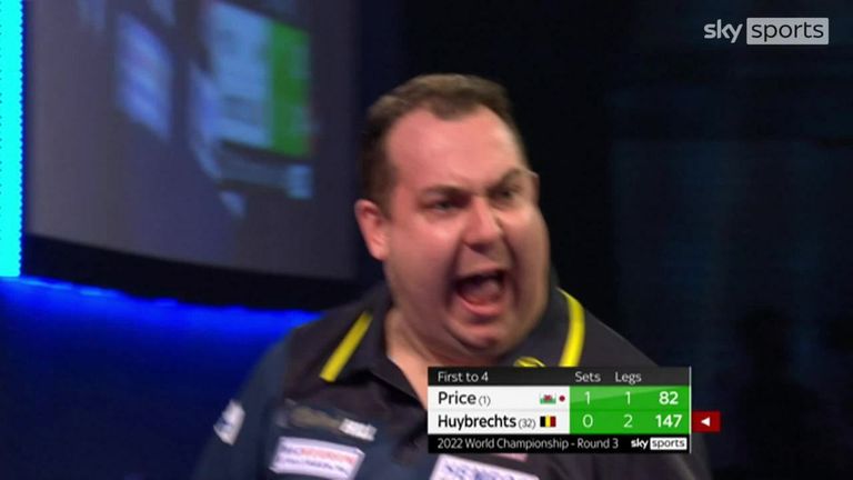An incredible 147 checkout saw Kim Huybrechts win the second set
