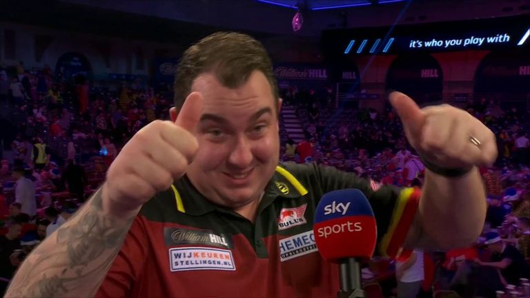 Kim Huybrechts felt he gave one of his worst performances ever at Ally Pally after struggling past Steve Beaton