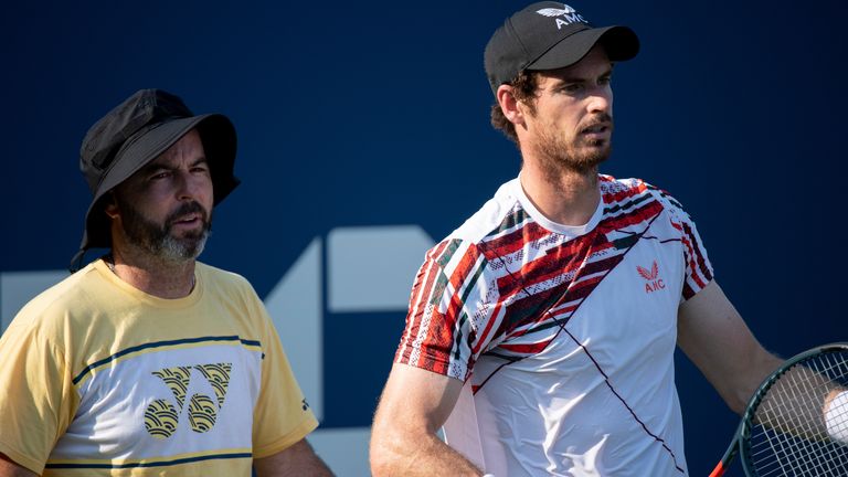 Andy Murray and coach Jamie Delgado have split after five years (Pete Staples/USTA)
