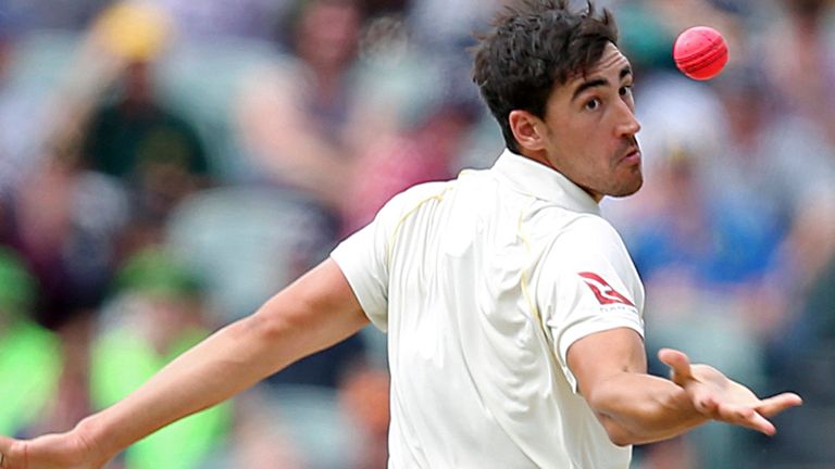 Fast bowler Mitchell Starc took five second-innings wickets in 2017 and has been picked again