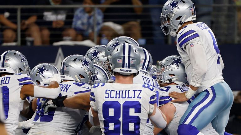 Highlights of the Dallas Cowboys' 56-14 win over the Washington DC football team in NFL Week 16.