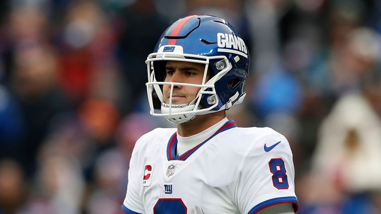 The Giants have been without injured starting quarterback Daniel Jones since Week 12