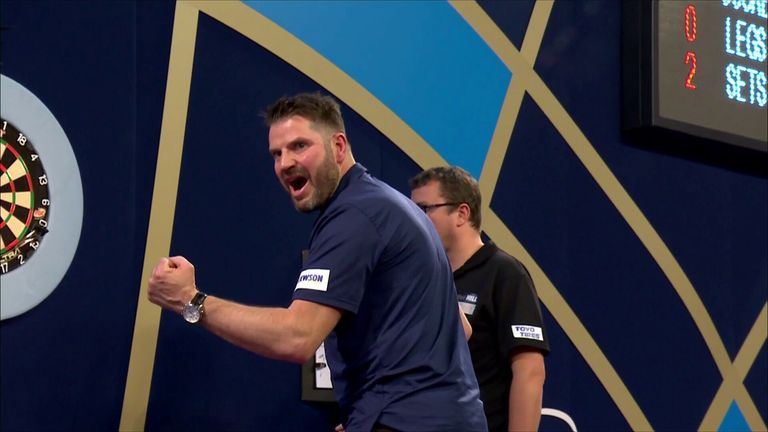 Chas Barstow nailed these 103 and 102 checkouts in an impressive debut win at Ally Pally