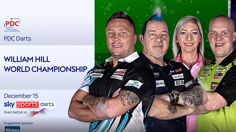 Les stars se préparent pour le championnat du monde de fléchettes, serez-vous là pour les rejoindre ?  La couverture commence le mercredi 15 décembre sur Sky Sports Darts