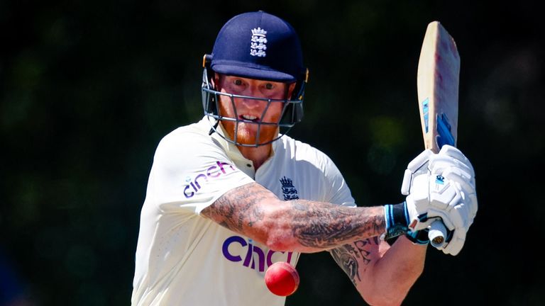 Ben Stokes retired not out after making 42 from 56 balls from England against England Lions