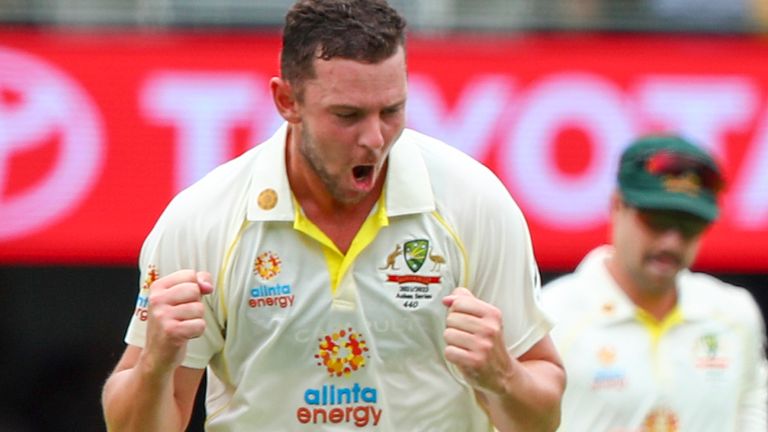 Josh Hazlewood se perderá para Australia en Adelaide debido a una lesión