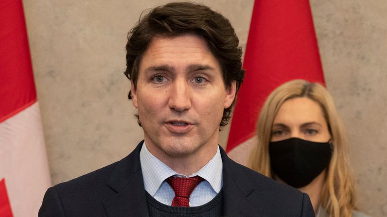 Justin Trudeau says Canada will not send any government delegates to Beijing for next year's Games