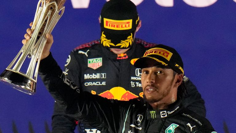 Relive what was an epic race at the inaugural Saudi Arabian Grand Prix last season, which saw Lewis Hamilton prevail over title rival Max Verstappen