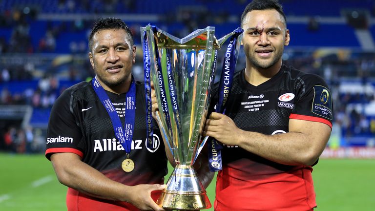 Mako (L) and Billy (R) Vunipola have extended their stays at StoneX Stadium