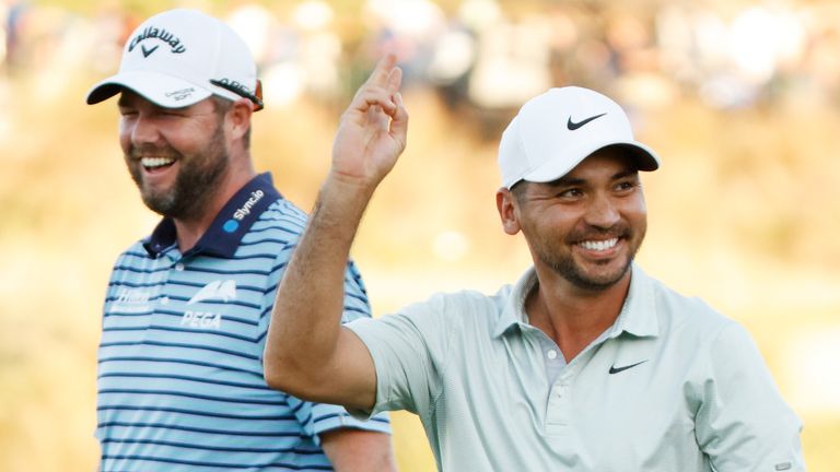 Marc Leishman and Jason Day lead the 12-team event in Florida