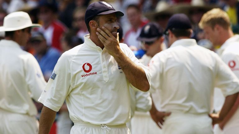 Nasser Hussain chose to bowl in Brisbane in 2002, with Australia racking up 364-2 come stumps on day one