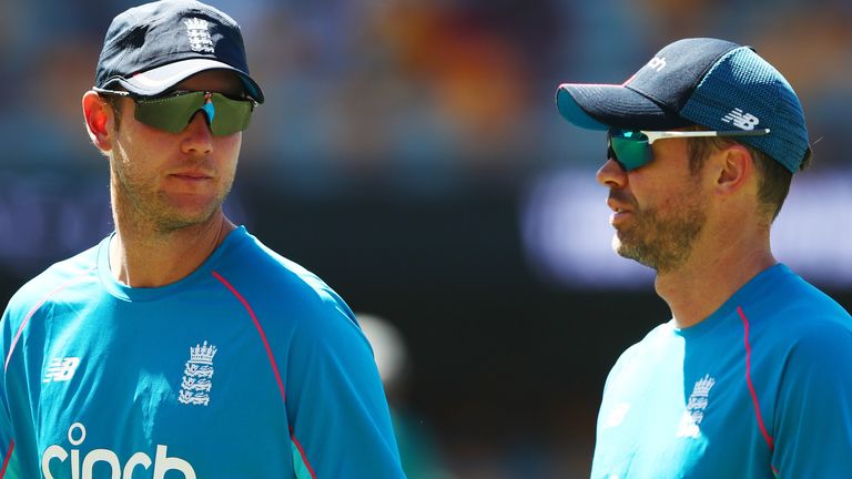 Stuart Broad and James Anderson missed England's nine-wicket defeat in Brisbane 
