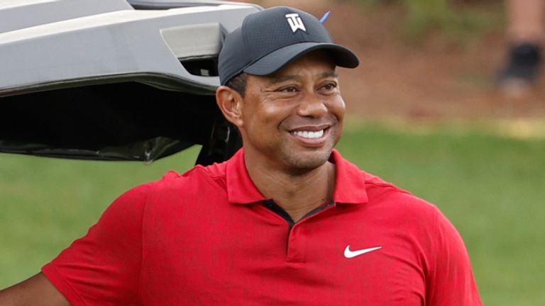 Tiger Woods says he doesn't know when he will be able to return to competition as he continues his rehabilitation after his car accident last year