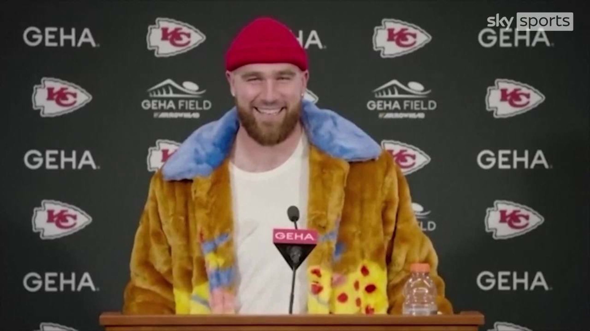 NFL star Kelce's mum gatecrashes news conference!