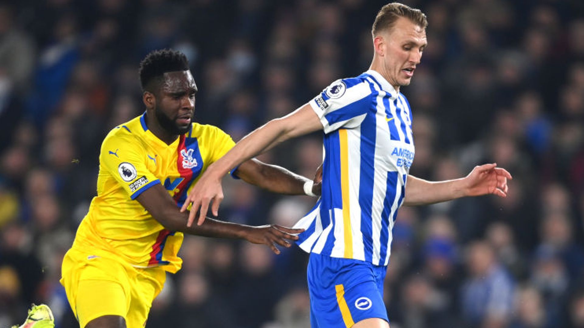 Brighton on top against Crystal Palace LIVE!