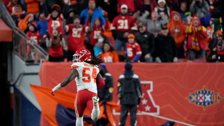 Nick Bolton ran 86 yards for a touchdown after Melvin Ingram scored at the end of the defense, ensuring Kansas City regain the lead with less than eight minutes left.
